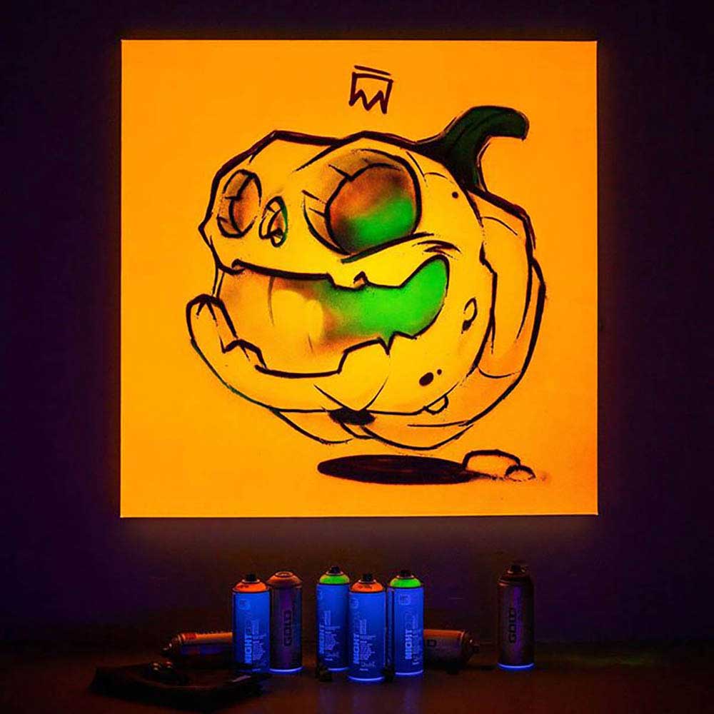 Montana Effect Night Glow Sprey Boya 400ml Orange NG2000
