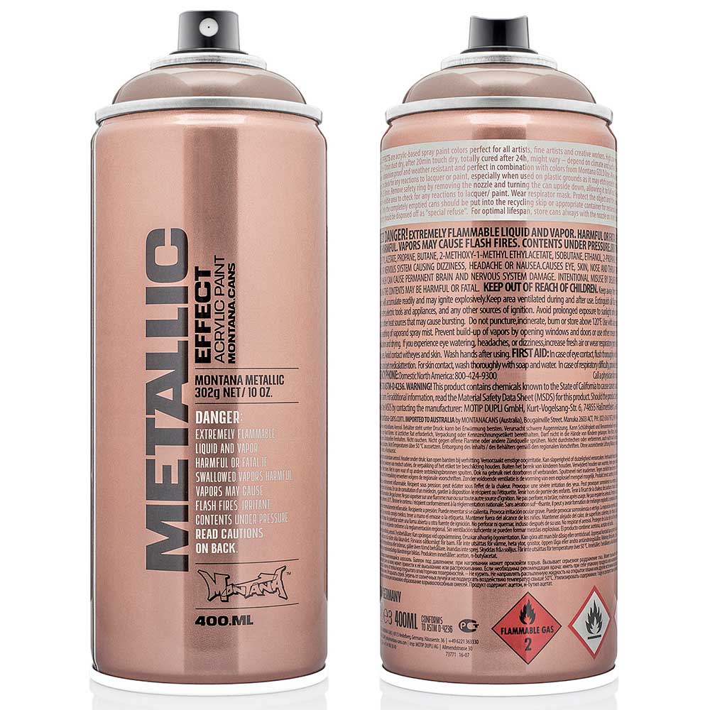Montana Effect Metallic Sprey Boya 400ml Metallic Champagne EMC 2010