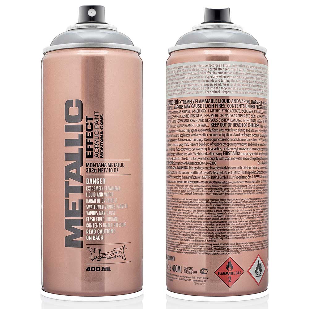 Montana Effect Metallic Sprey Boya 400ml Metallic Silver EMC 7010