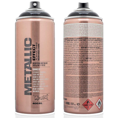 Montana Effect Metallic Sprey Boya 400ml Metallic Black EMC 9000