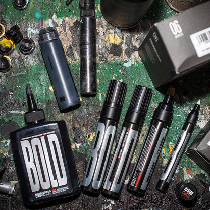 Montana Bold Ultra-Siyah Mürekkepli Permanent Markör Yuvarlak Uç:8mm