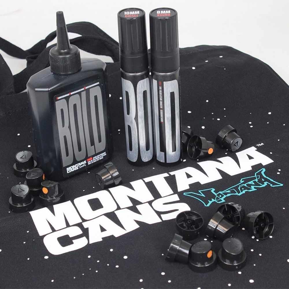 Montana Bold Permanent Markör Yedek Mürekkep 200ml Deep Black