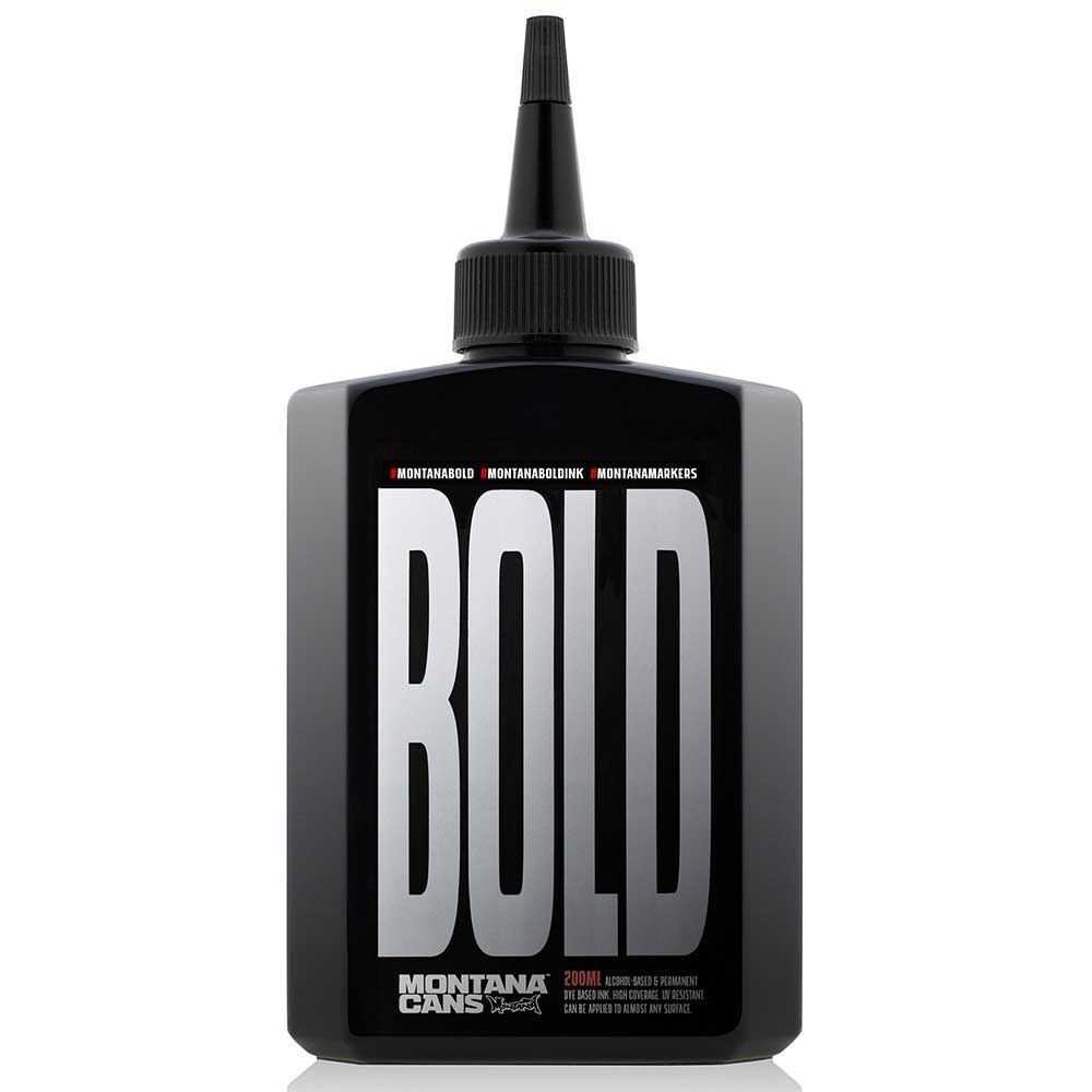 Montana Bold Permanent Markör Yedek Mürekkep 200ml Deep Black