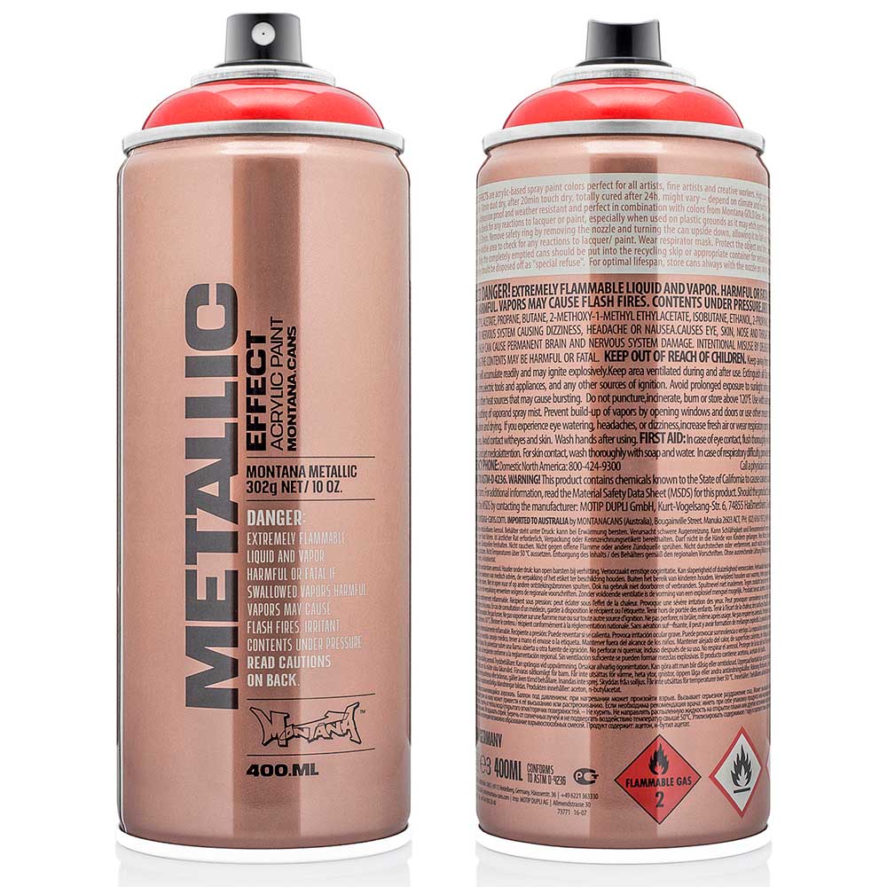 Montana Effect Metallic Sprey Boya 400ml Metallic Red EMC 3020