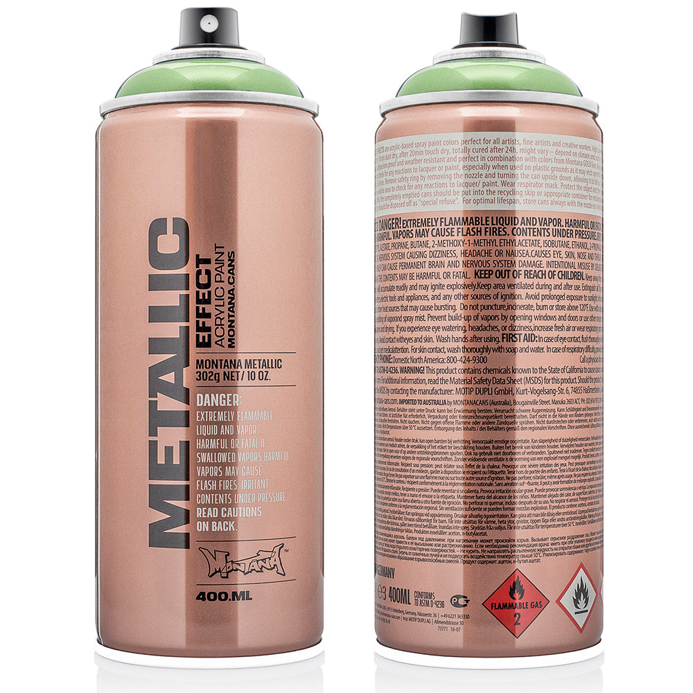 Montana Effect Metallic Sprey Boya 400ml Avocado Green EMC6040