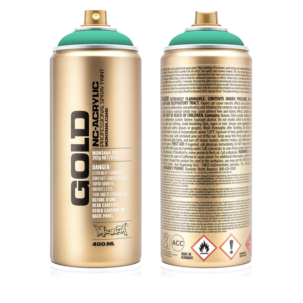 Montana Gold Akrilik Sprey Boya 400ml Active Cyan (Fluo) F6200