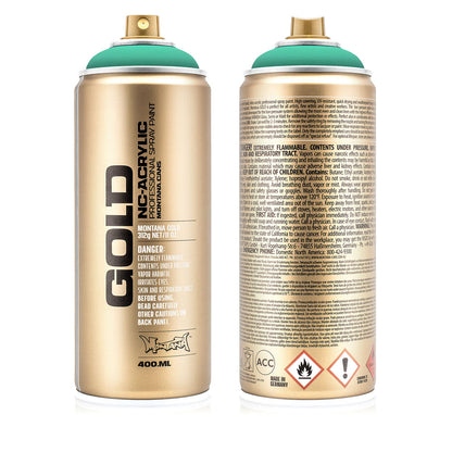 Montana Gold Akrilik Sprey Boya 400ml Active Cyan (Fluo) F6200
