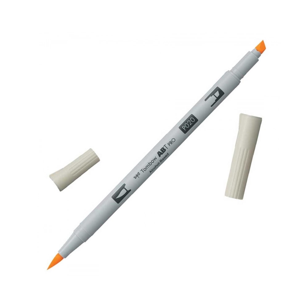 Tombow AB-T PRO Dual Brush Pen Grafik Kalemi Peach 020