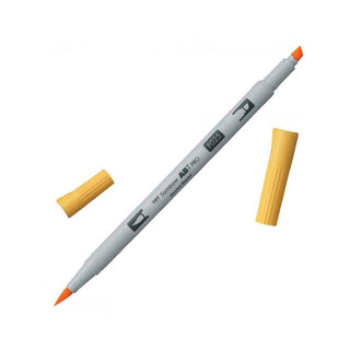 Tombow AB-T PRO Dual Brush Pen Grafik Kalemi Light Orange 025