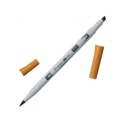 Tombow AB-T PRO Dual Brush Pen Grafik Kalemi Yellow Gold 026