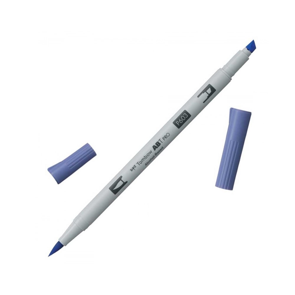 Tombow AB-T PRO Dual Brush Pen Grafik Kalemi Periwinkle 603