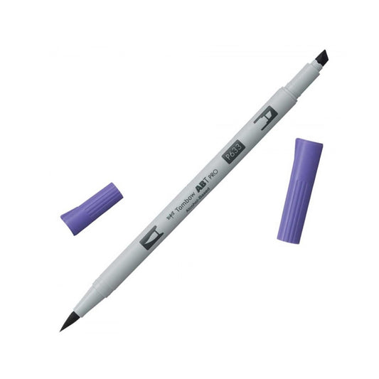 Tombow AB-T PRO Dual Brush Pen Grafik Kalemi Deep Lavender 633