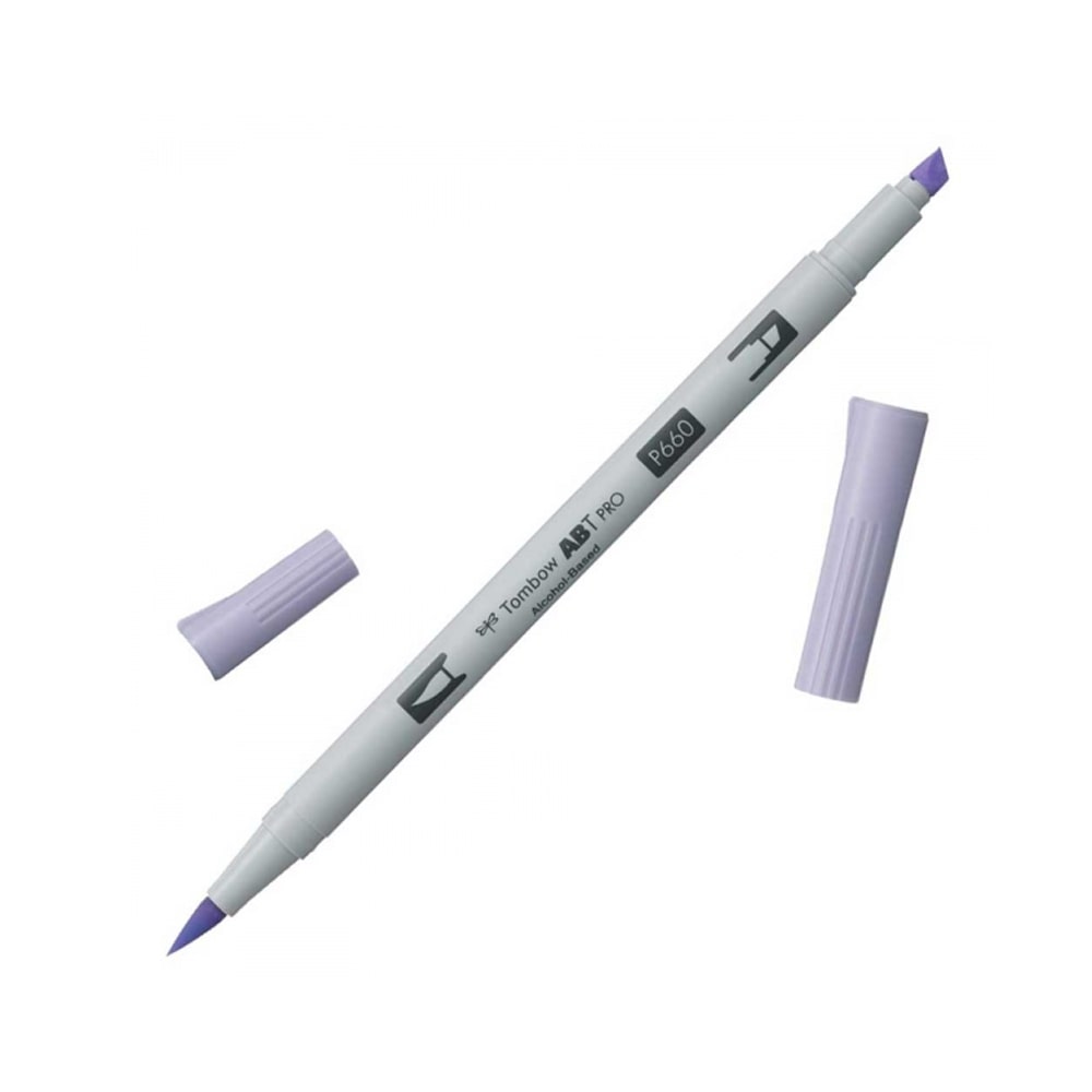 Tombow AB-T PRO Dual Brush Pen Grafik Kalemi Lavender Blush 660