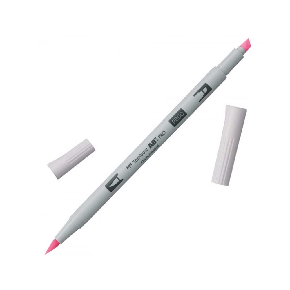 Tombow AB-T PRO Dual Brush Pen Grafik Kalemi Baby Pink 800