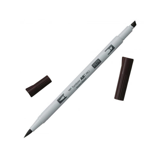 Tombow AB-T PRO Dual Brush Pen Grafik Kalemi Brown 879