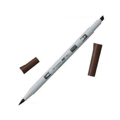Tombow AB-T PRO Dual Brush Pen Grafik Kalemi Chocolate 969