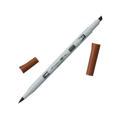 Tombow AB-T PRO Dual Brush Pen Grafik Kalemi Saddle Brown 977