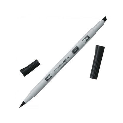Tombow AB-T PRO Dual Brush Pen Grafik Kalemi Lamp Black N25