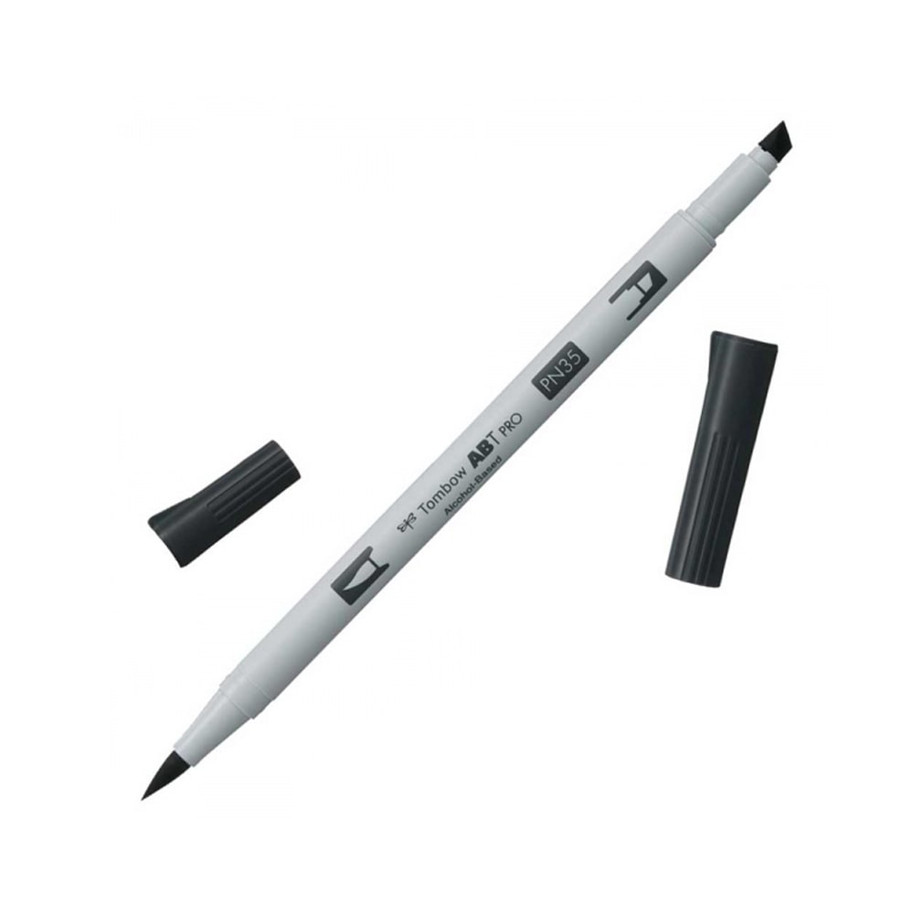 Tombow AB-T PRO Dual Brush Pen Grafik Kalemi Cool Gray 12 N35