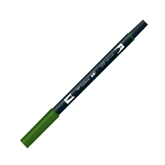 Tombow AB-T Dual Brush Pen Grafik Kalemi Dark Jade 177