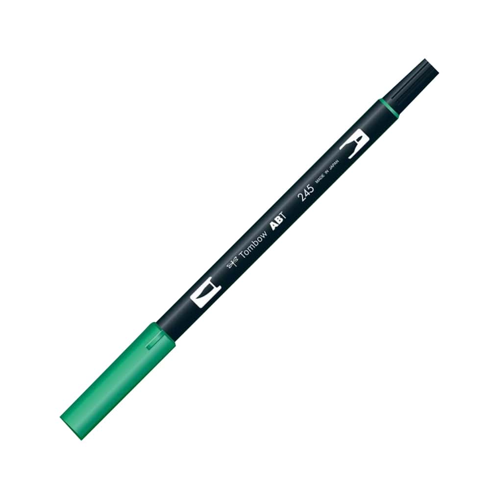 Tombow AB-T Dual Brush Pen Grafik Kalemi Sap Green 245