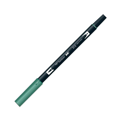 Tombow AB-T Dual Brush Pen Grafik Kalemi Holly Green 312