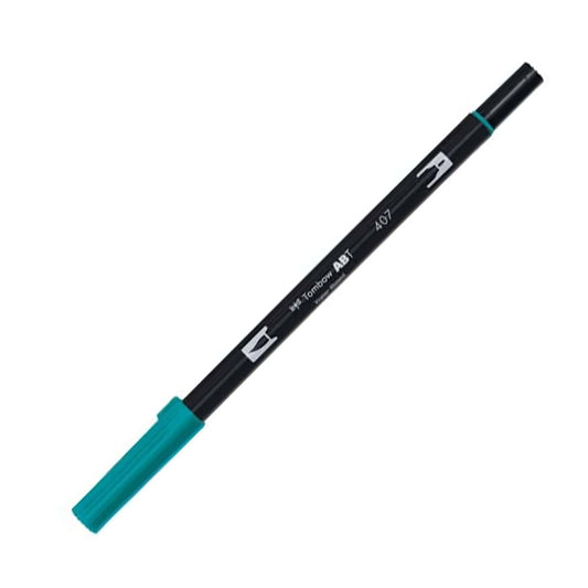 Tombow AB-T Dual Brush Pen Grafik Kalemi Tiki Teal 407