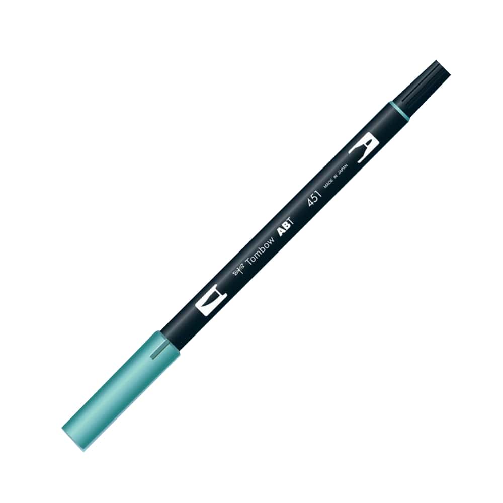 Tombow AB-T Dual Brush Pen Grafik Kalemi Sky Blue 451
