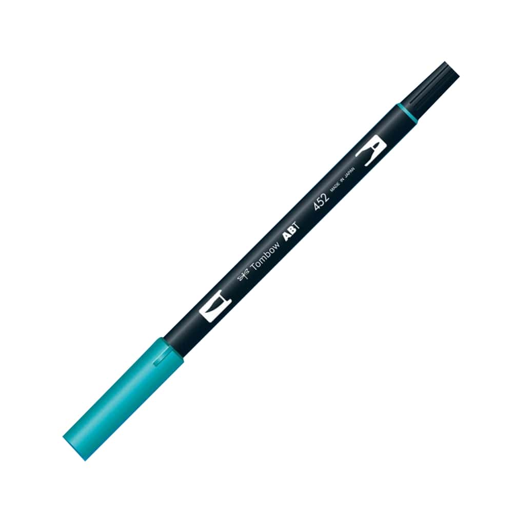 Tombow AB-T Dual Brush Pen Grafik Kalemi Process Blue 452