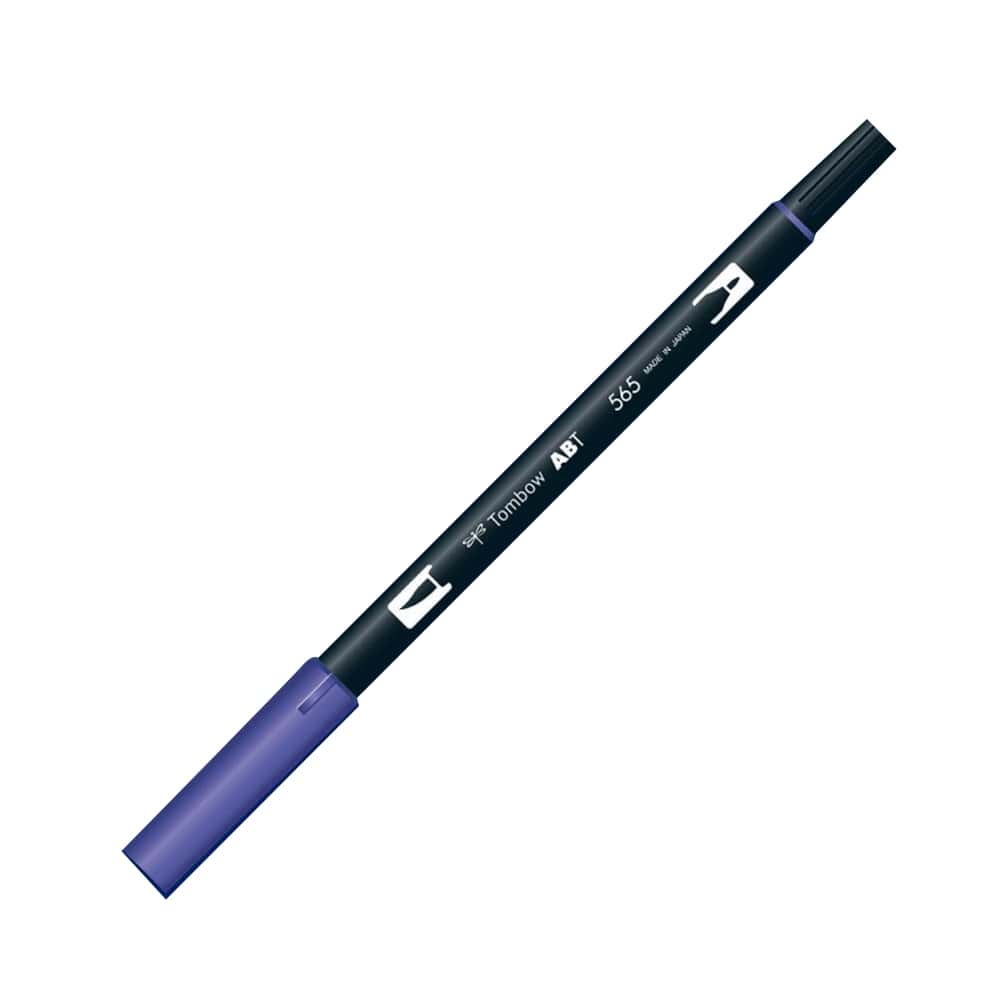 Tombow AB-T Dual Brush Pen Grafik Kalemi Deep Blue 565