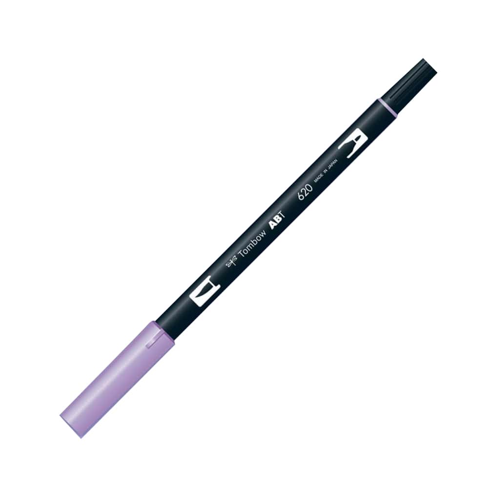 Tombow AB-T Dual Brush Pen Grafik Kalemi Lilac 620