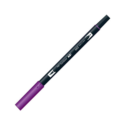 Tombow AB-T Dual Brush Pen Grafik Kalemi Purple 665