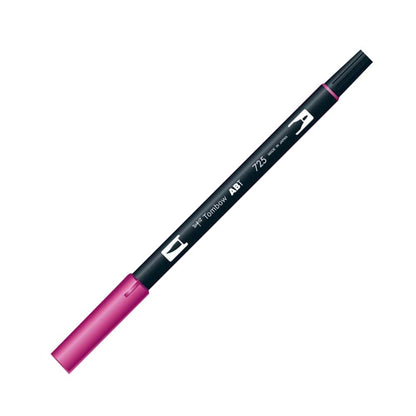 Tombow AB-T Dual Brush Pen Grafik Kalemi Rhodamine Red 725