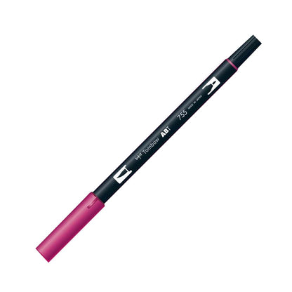 Tombow AB-T Dual Brush Pen Grafik Kalemi Rubine Red 755