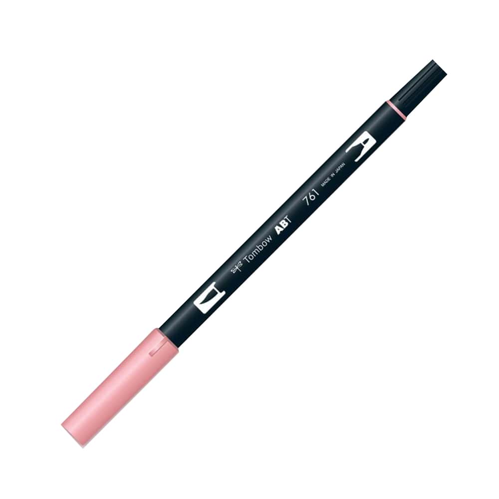 Tombow AB-T Dual Brush Pen Grafik Kalemi Carnation 761