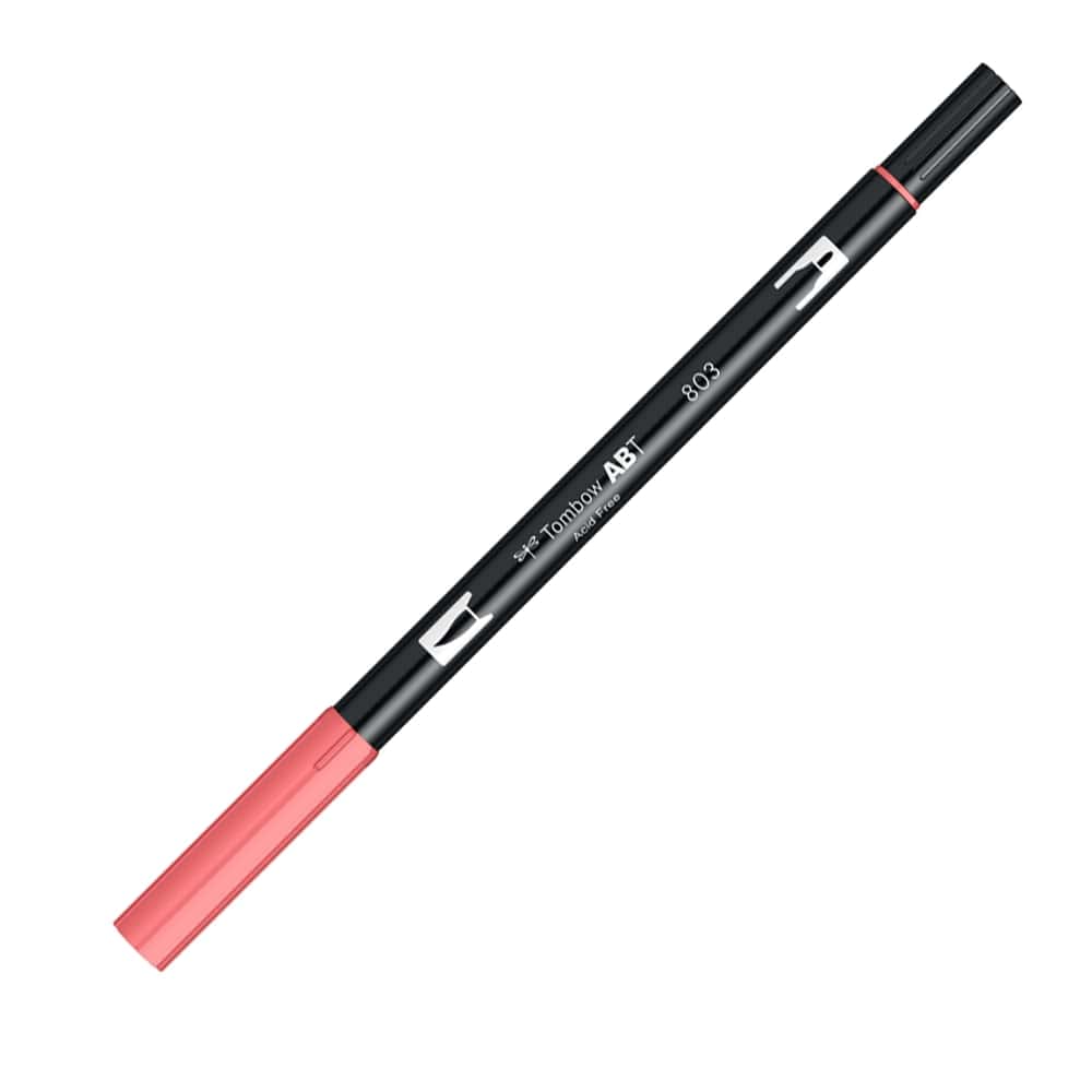 Tombow AB-T Dual Brush Pen Grafik Kalemi Pink Punch 803