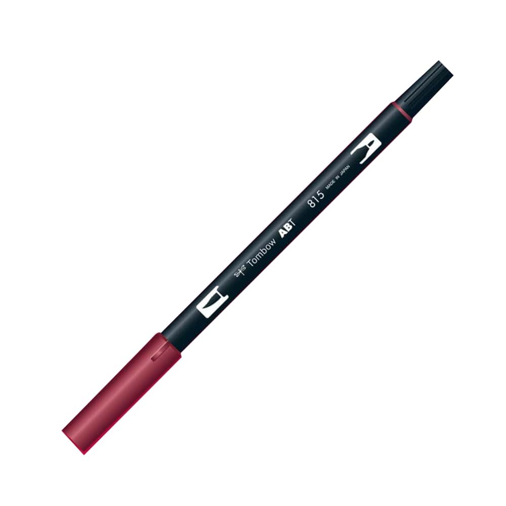 Tombow AB-T Dual Brush Pen Grafik Kalemi Cherry 815