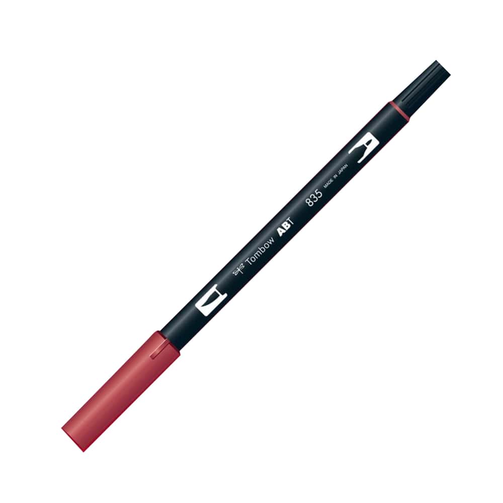 Tombow AB-T Dual Brush Pen Grafik Kalemi Persimmon 835