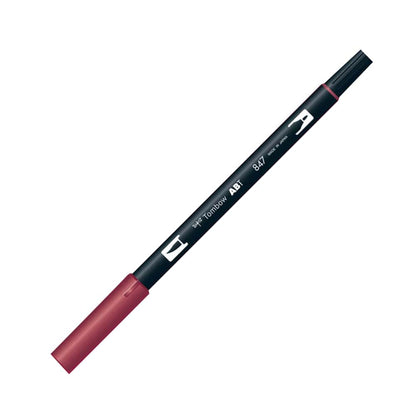 Tombow AB-T Dual Brush Pen Grafik Kalemi Crimson 847