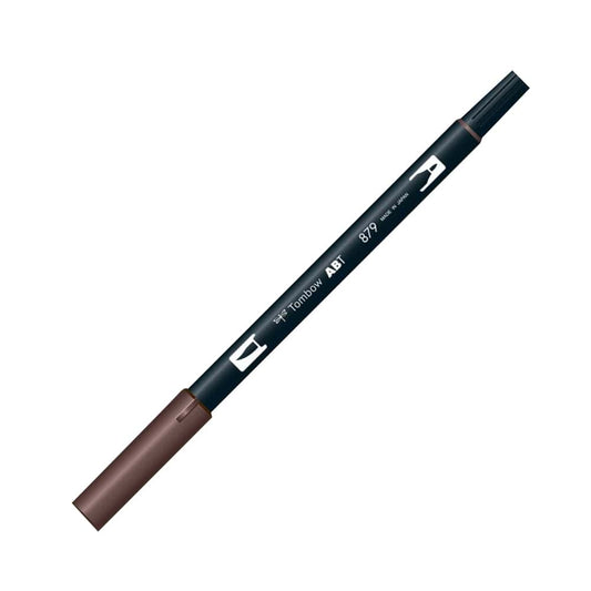 Tombow AB-T Dual Brush Pen Grafik Kalemi Brown 879