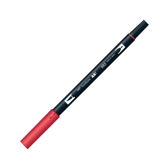Tombow AB-T Dual Brush Pen Grafik Kalemi Warm Red 885