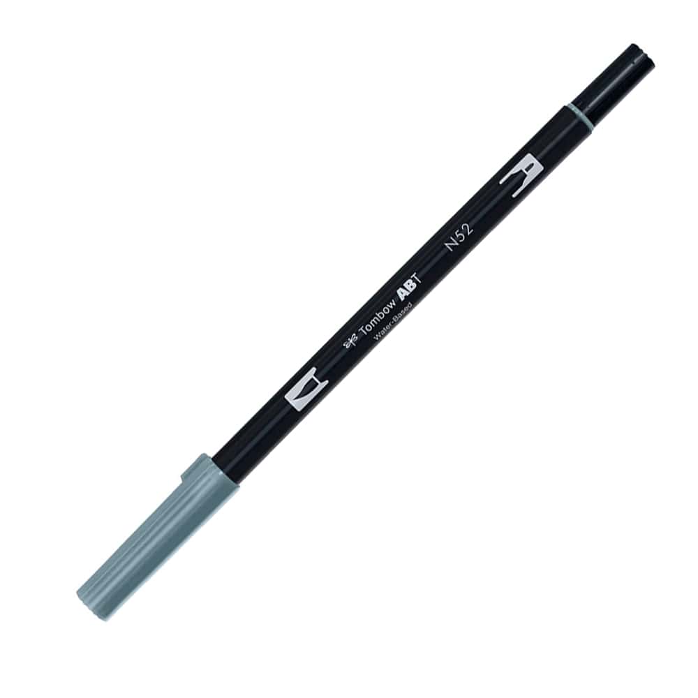 Tombow AB-T Dual Brush Pen Grafik Kalemi Cool Gray 8 N52