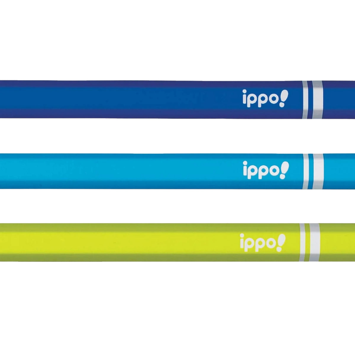 Tombow ippo! Dereceli Kurşun Kalem 4B Renkler:Turkuaz-A.Mavi-Limon (3 Adet)