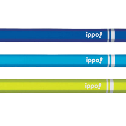 Tombow ippo! Dereceli Kurşun Kalem 4B Renkler:Turkuaz-A.Mavi-Limon (3 Adet)