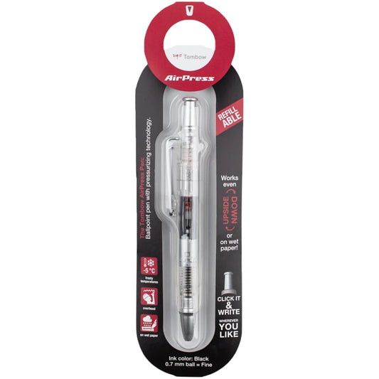 Tombow AirPress Tükenmez Kalem 0,7mm Şeffaf