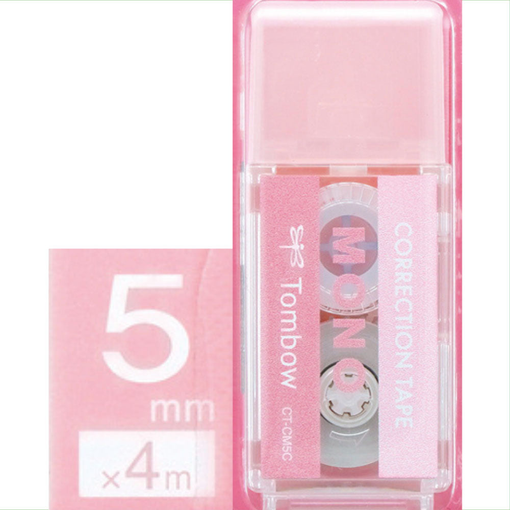 Tombow MONO Pocket Şerit Silici 5mmx4m Pembe