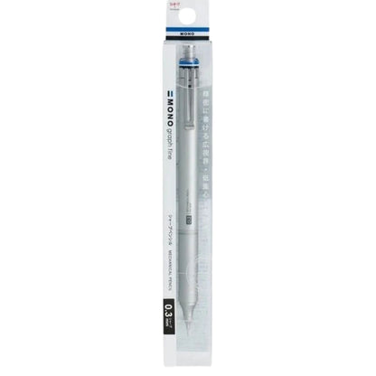 Tombow MONO Graph Fine Mekanik Kurşun Kalem 0,3mm PP Kutulu Gümüş
