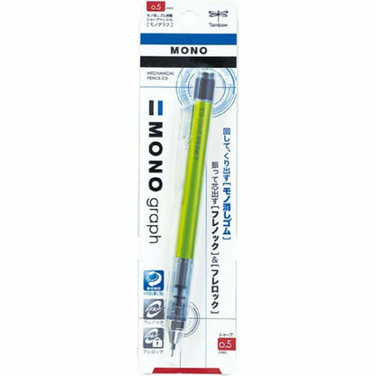 Tombow MONO Graph Mekanik Kurşun Kalem 0.5mm Limon Yeşili (Blisterli)