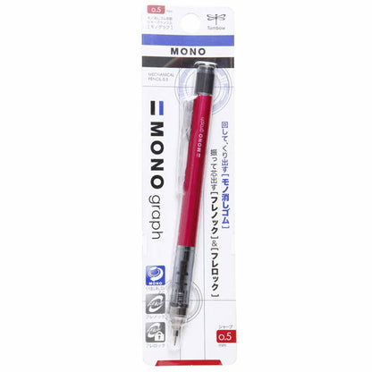 Tombow MONO Graph Mekanik Kurşun Kalem 0.5mm Pembe (Blisterli)
