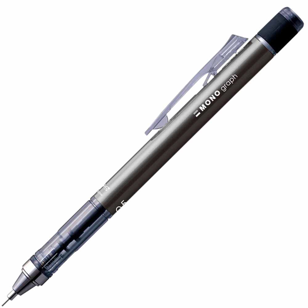 Tombow MONO Graph Metal Mekanik Kurşun Kalem 0.5mm Kurşun (Blisterli)